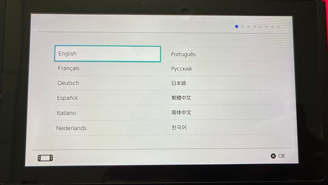 Nintendo Switch 本体　中古品、動作確認済み、初期化済み
