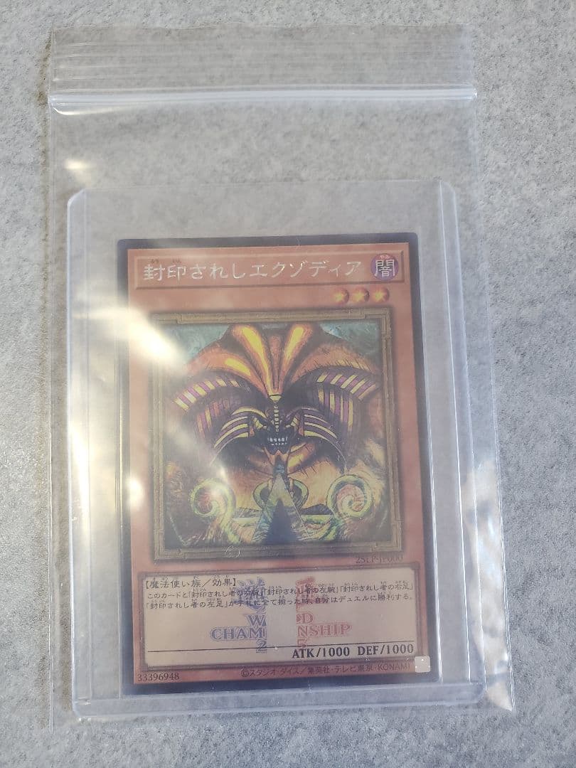 封印されしエクゾディア 遊戯王 WCS 2025 フランスロゴ入　シークレット