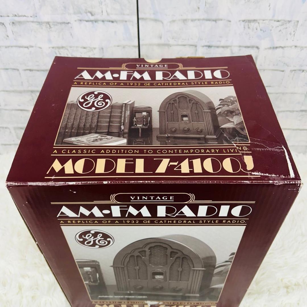 ほぼ未使用 Thomson アンティーク調ラジオ　7-4100J FM/AM