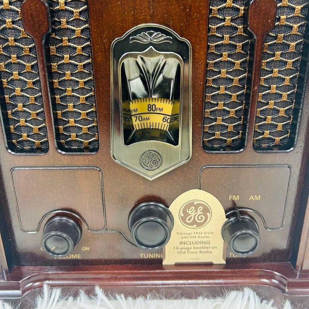 ほぼ未使用 Thomson アンティーク調ラジオ　7-4100J FM/AM