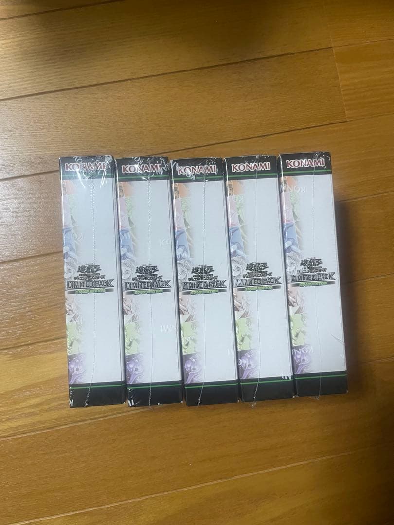 遊戯王　LIMITED PACK STAMP EDITION 5box