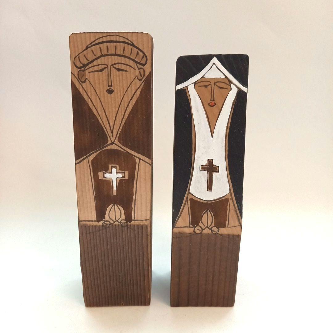 土龍　こけし　根本勲　修道士　修道女　民芸　函館トラピスト