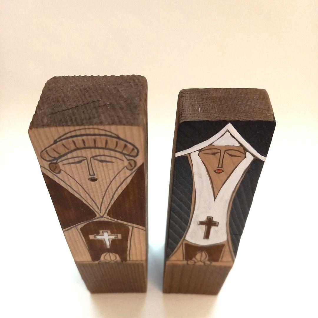 土龍　こけし　根本勲　修道士　修道女　民芸　函館トラピスト