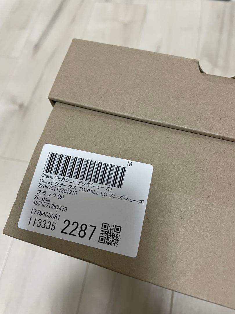 Clarks クラークス TORHILL LO トーヒルロー　ブラックスエード