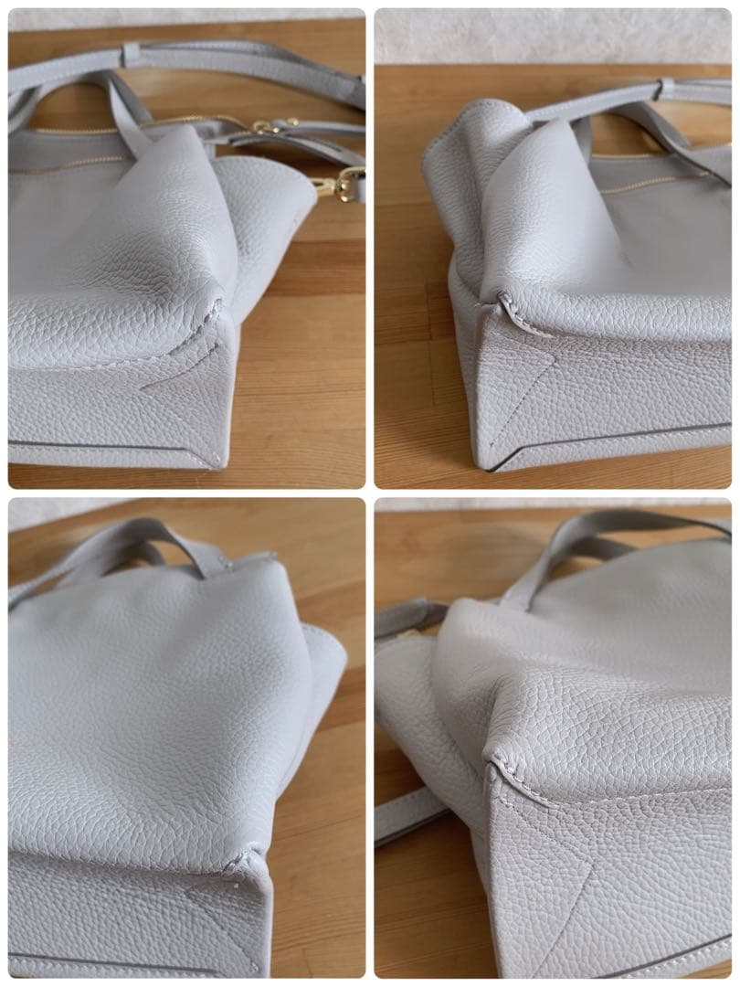 ジャンニキャリーニ　オリガミ　S グレー　ショルダーバッグ　2way 阪急百貨店