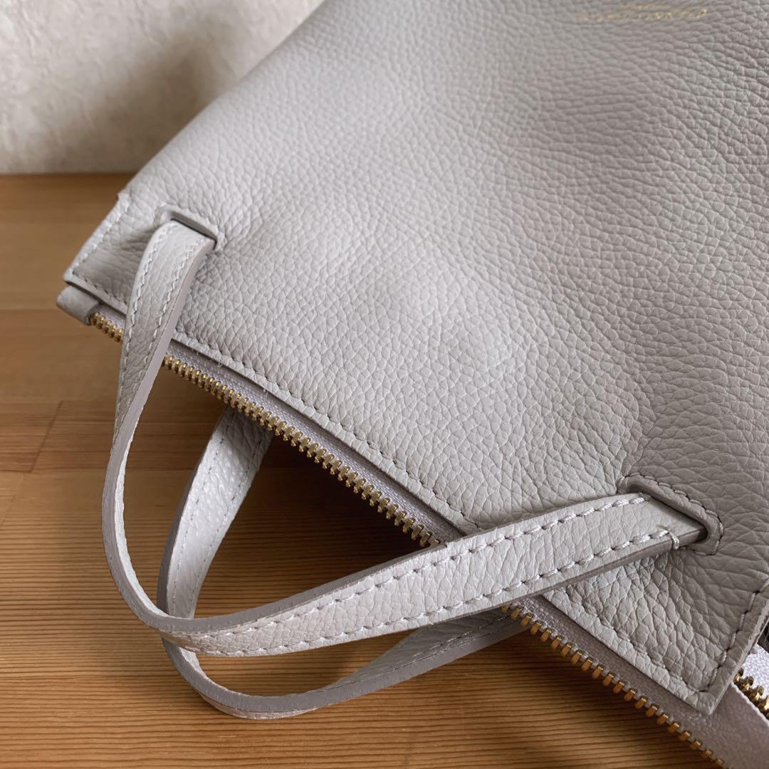 ジャンニキャリーニ　オリガミ　S グレー　ショルダーバッグ　2way 阪急百貨店