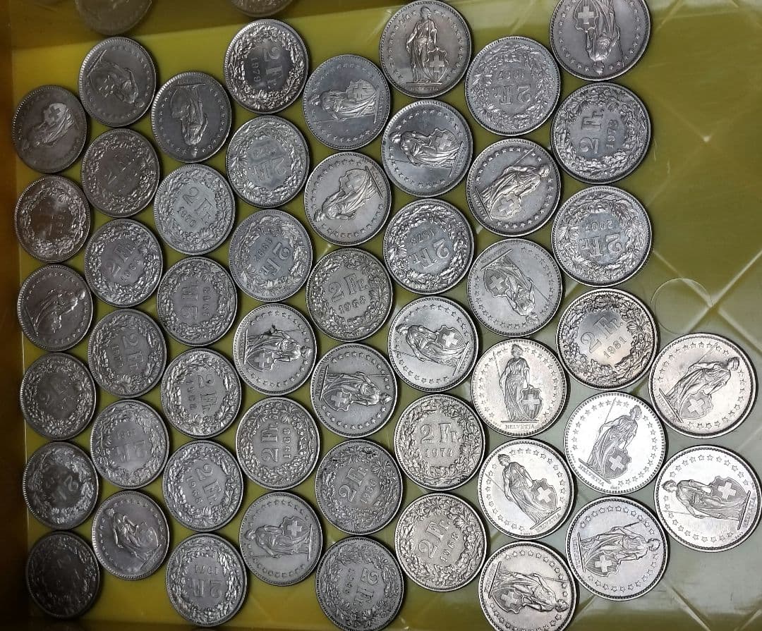 ★Depp★　外国貨幣　スイスフラン：150CHF　ユーロ　：25EUR