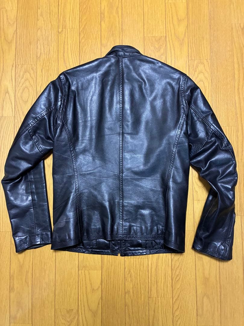 やす【HAROLD'S GEAR 】ブラック シングルライダースM\"牛革\"