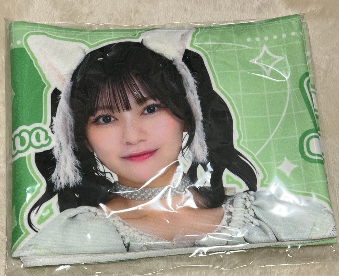 わーすた　廣川奈々聖　マフラータオル　ラッフル