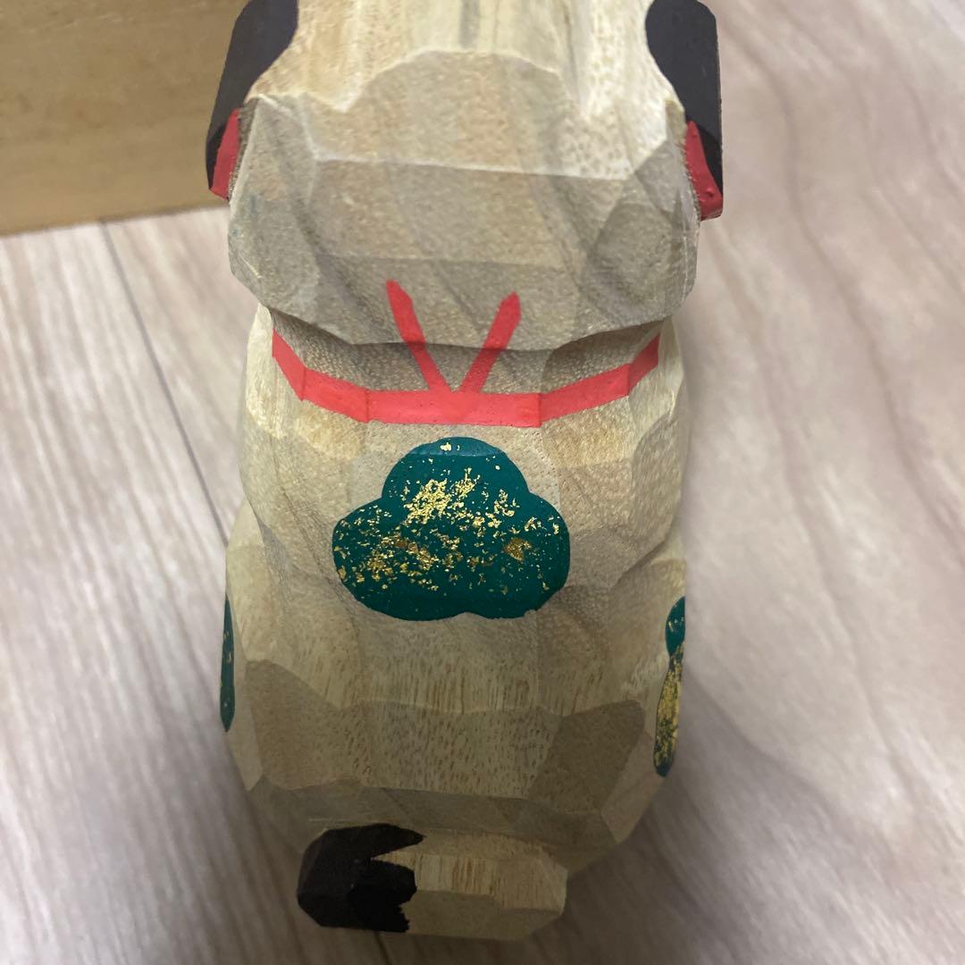 高橋勇二 木製犬の置物　　期間限定値下げ