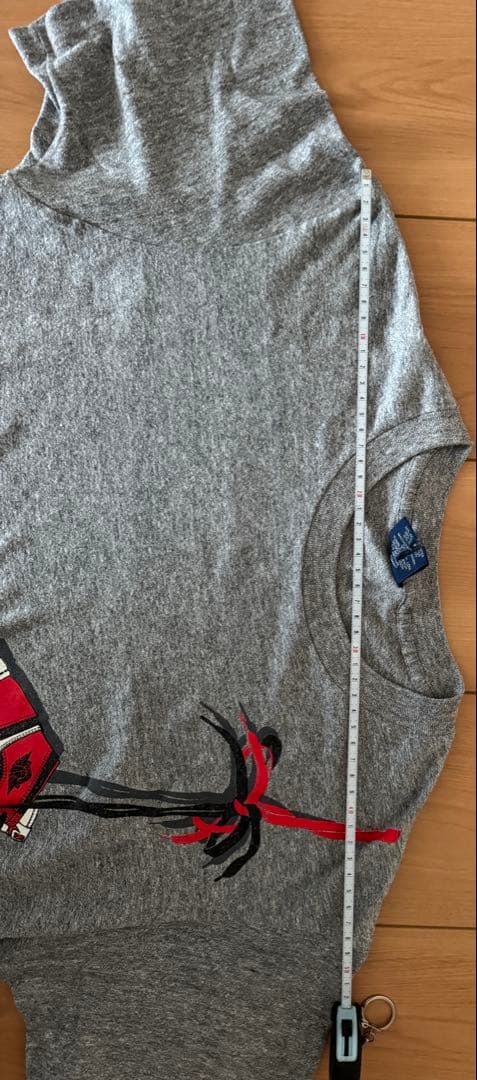 NIKE 肩掛け グレー 紺タグ　Tシャツ XL