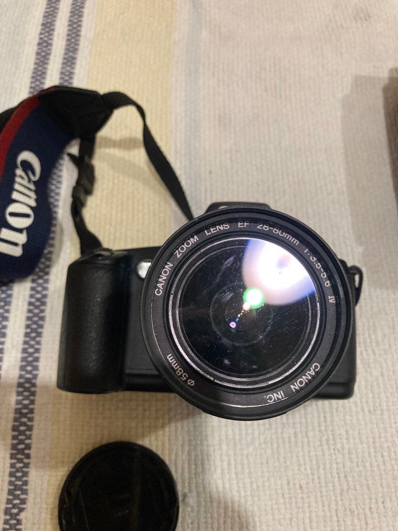 Canon EOS 一眼レフカメラ + レンズ2本　フィルム付き