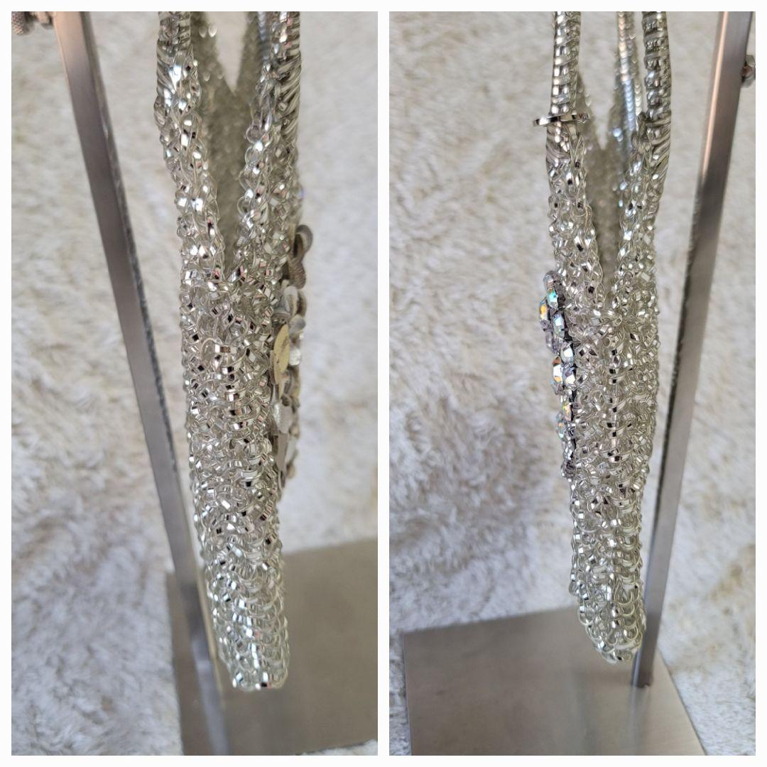 ANTEPRIMA アンテプリマ ワイヤーバッグ シルバー ビジュー ハート