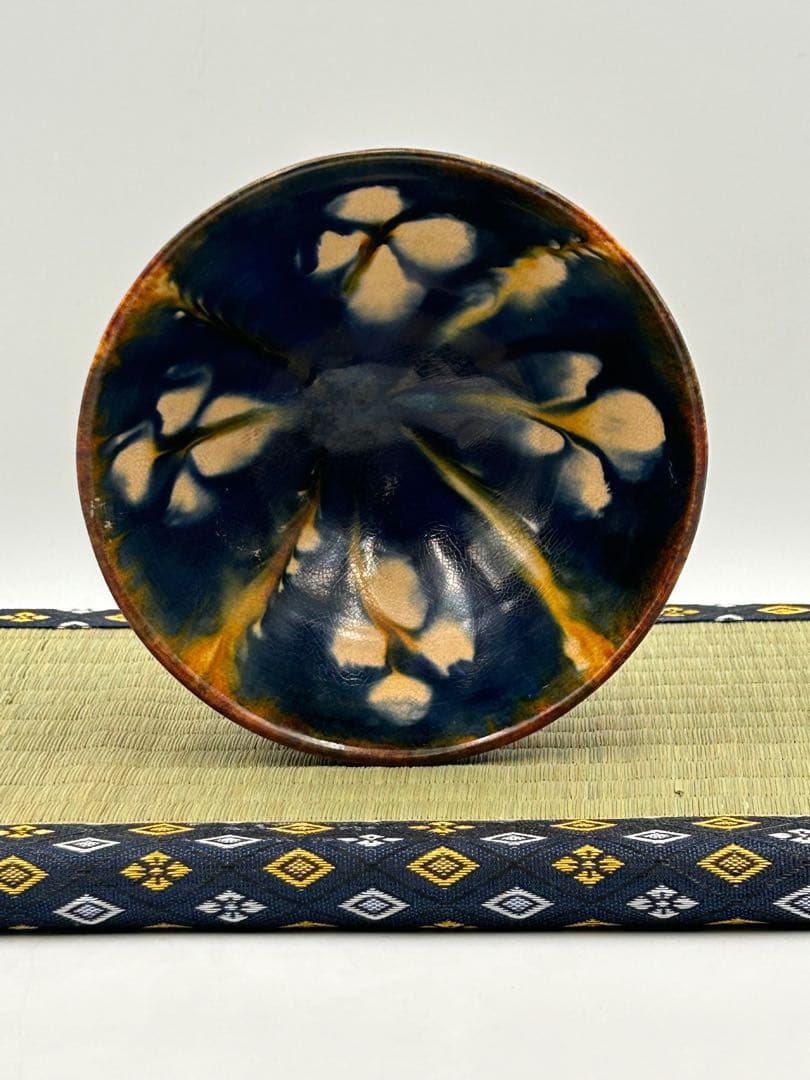 ★0058宋時代 洛阳雷村窯 三彩釉碗 ★茶道具 茶器 古美術