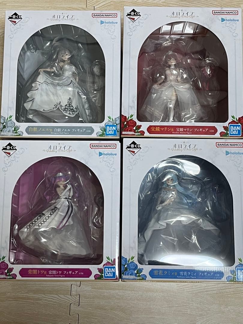 ホロライブ ウエディング フィギュア 4点セット