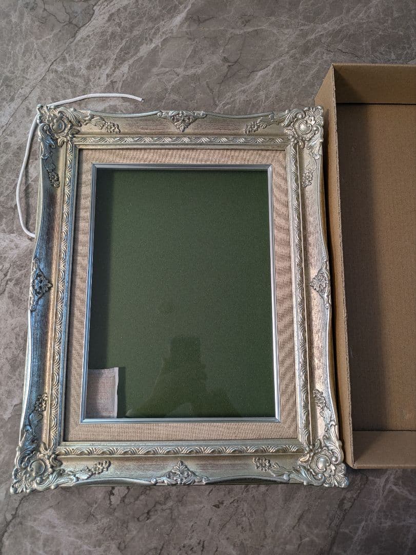 シルバー油彩額縁