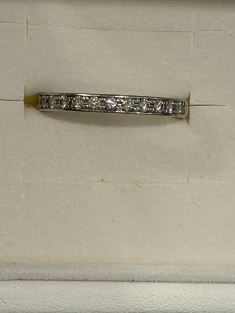 4°C プラチナ950 ダイヤモンドリング　6号