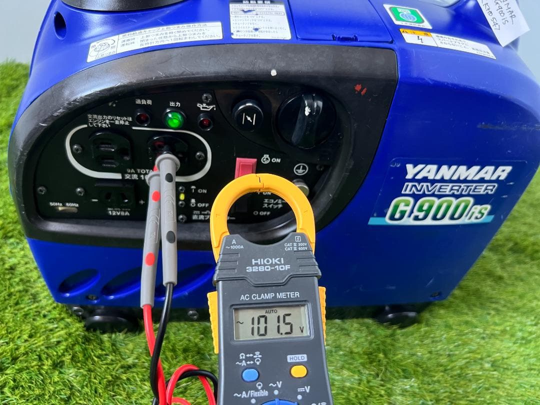 【動作良好・保証付】YANMARヤンマー インバーター発電機 G900iS 54