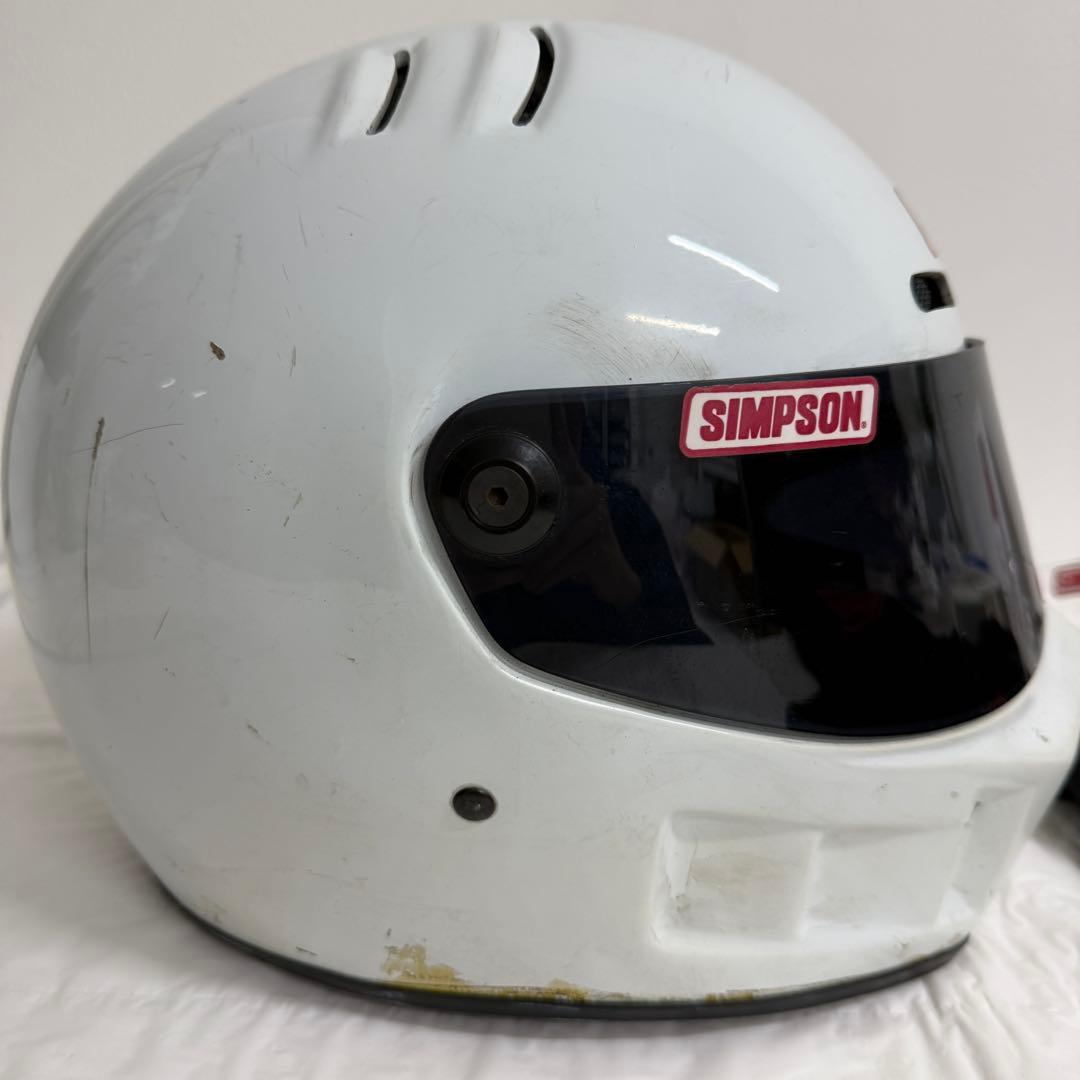 SIMPSON ヘルメット 旧モデル バンディット系 白