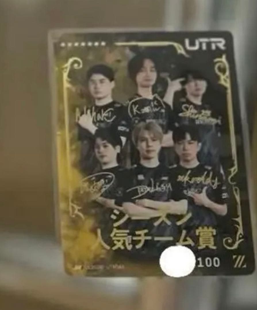 IJLカードコレクション シーズン ZETA 複製サイン限定100人 1枚