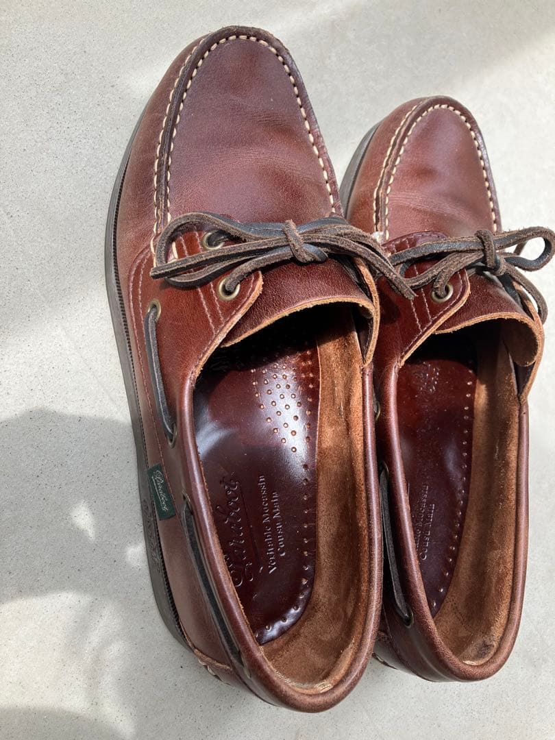 パラブーツ ブラウン デッキシューズ UK7.5