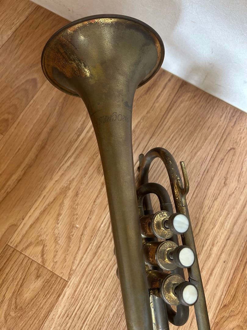 トランペット 管楽器 アンティーク 詳細不明 動作未確認 ジャンク品