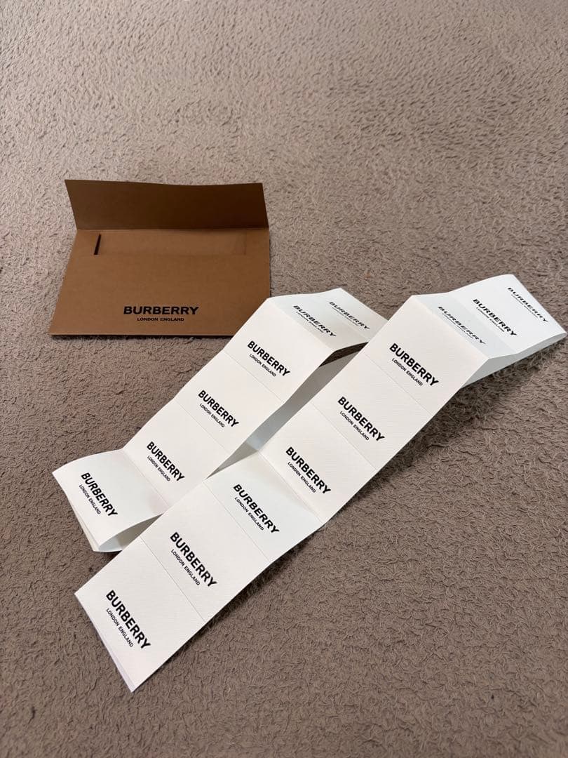 ◆ BURBURRY LONDON ENGLAND リボン・シールセット◆