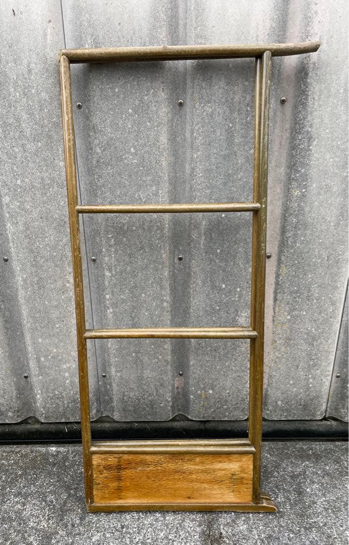 稀少/古道具/当時物/無垢材/木製/衣紋掛け/衣桁/着物掛け/26