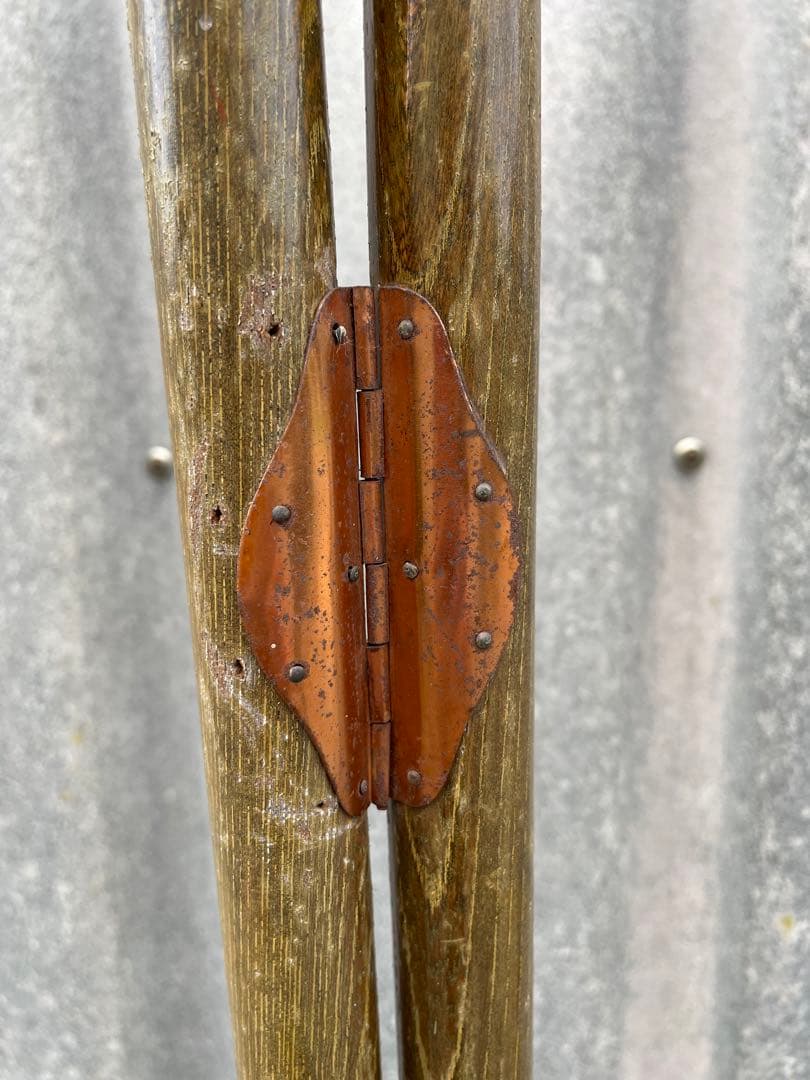 稀少/古道具/当時物/無垢材/木製/衣紋掛け/衣桁/着物掛け/26