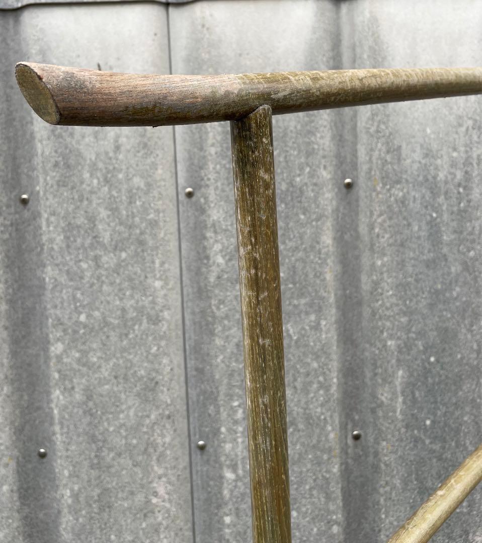 稀少/古道具/当時物/無垢材/木製/衣紋掛け/衣桁/着物掛け/26