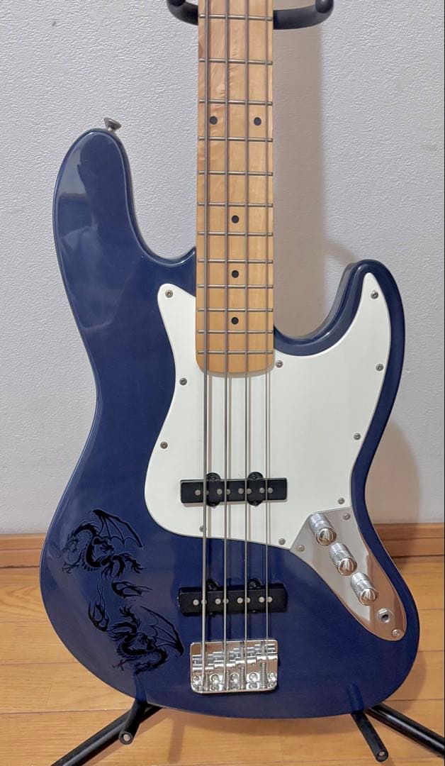 Photogenic フォトジェニックエレキベース・ダークブルー（ソフトケース）