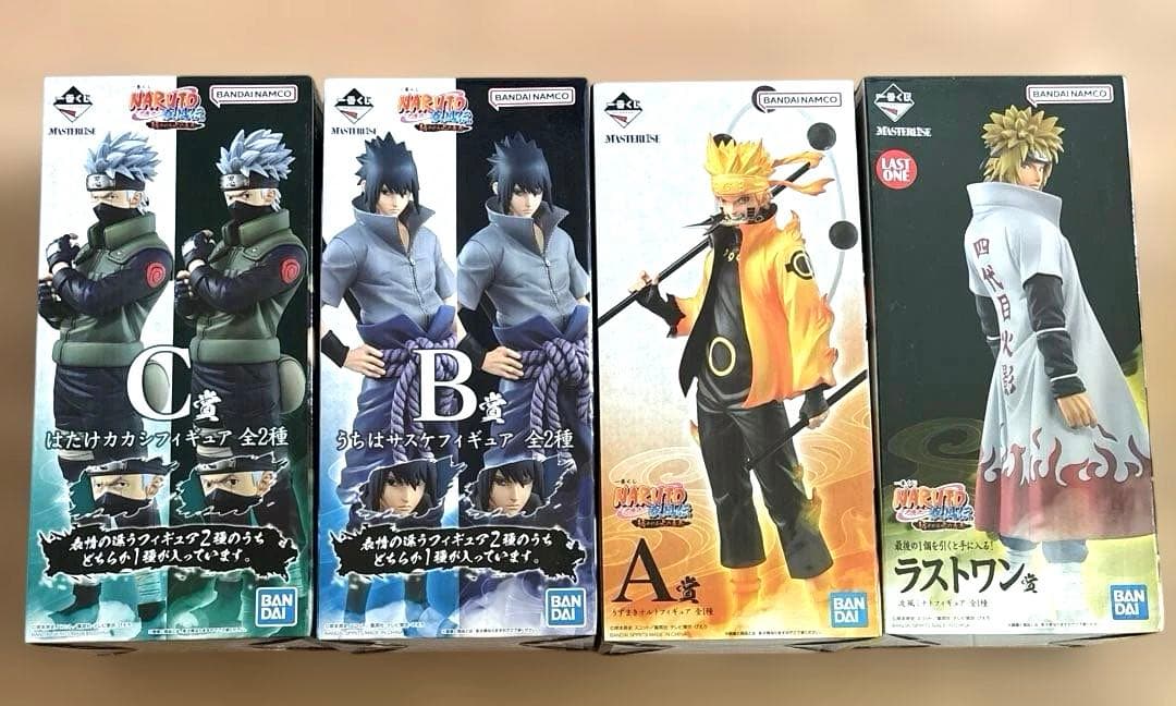 イブキ NARUTO疾風伝　フィギュア４体セットMASTERLISE