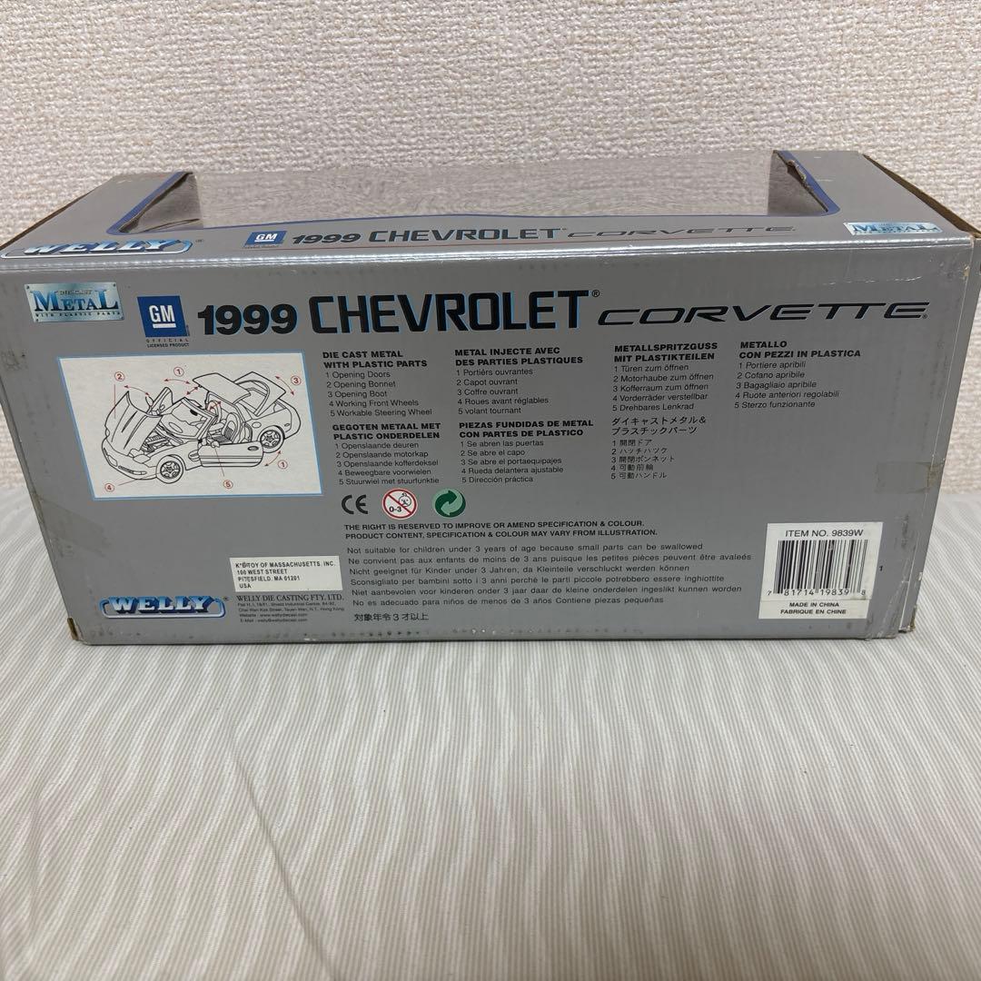 CHEVROLET CORVETTE シボレー　コルベット　1999 1:18