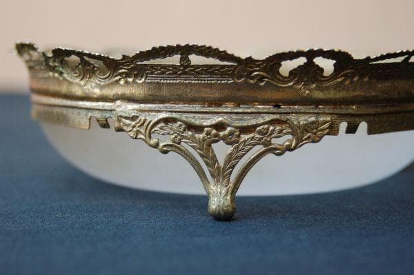 K1714 1940s ビクトリアンスタイル 装飾 デコレートディッシュ