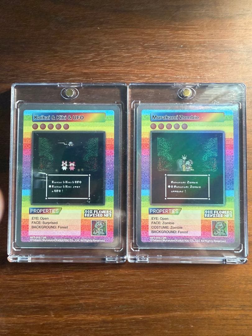 108 flowers NFT限定プロモ レアカード　UR2枚 SR3枚　村上隆