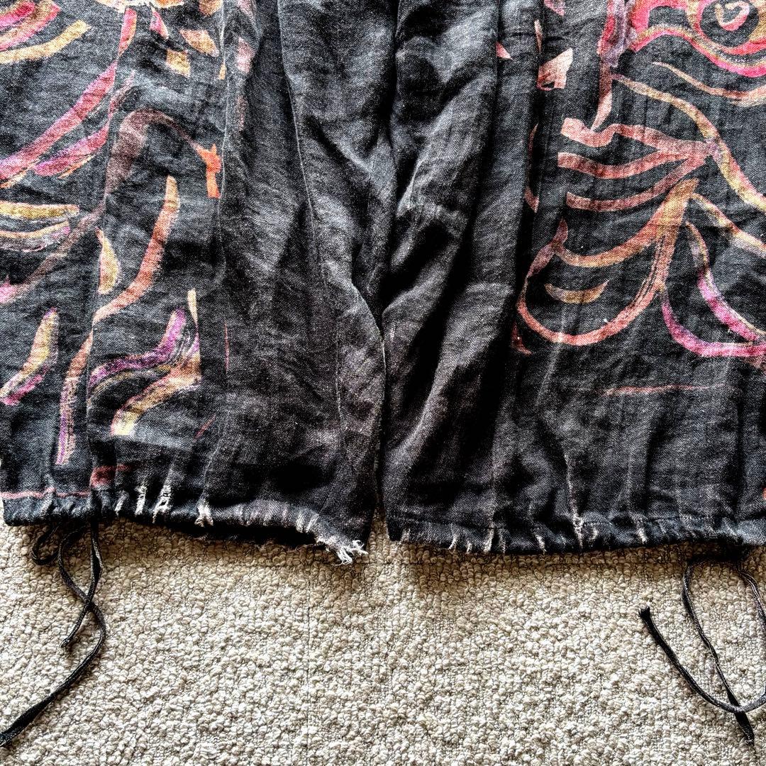 【18AW】 Yohji Yamamoto リネン　ワイドパンツ　archive