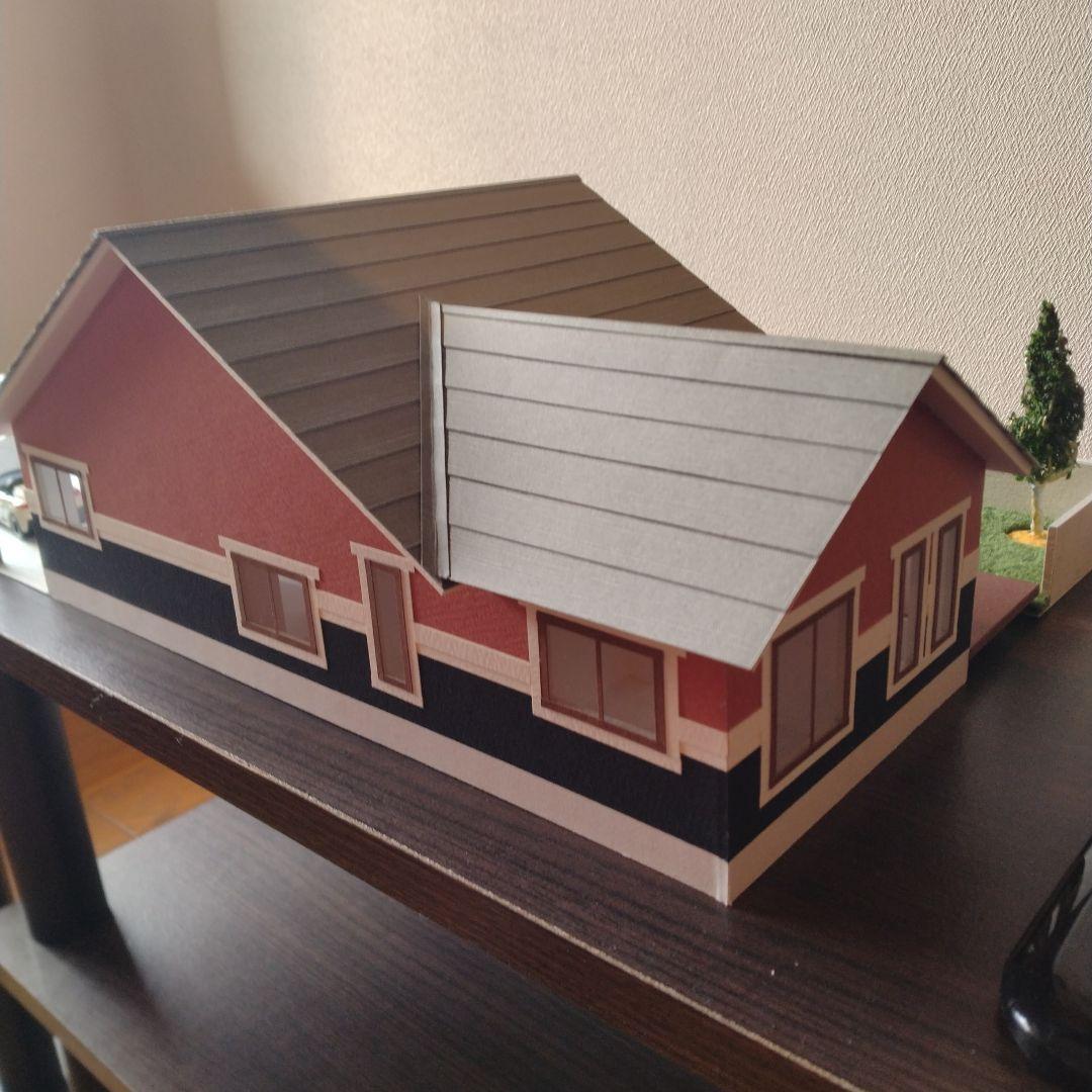 50分の1，平屋＆ロフト内外模型No.94『気分は北欧Ⅱ』