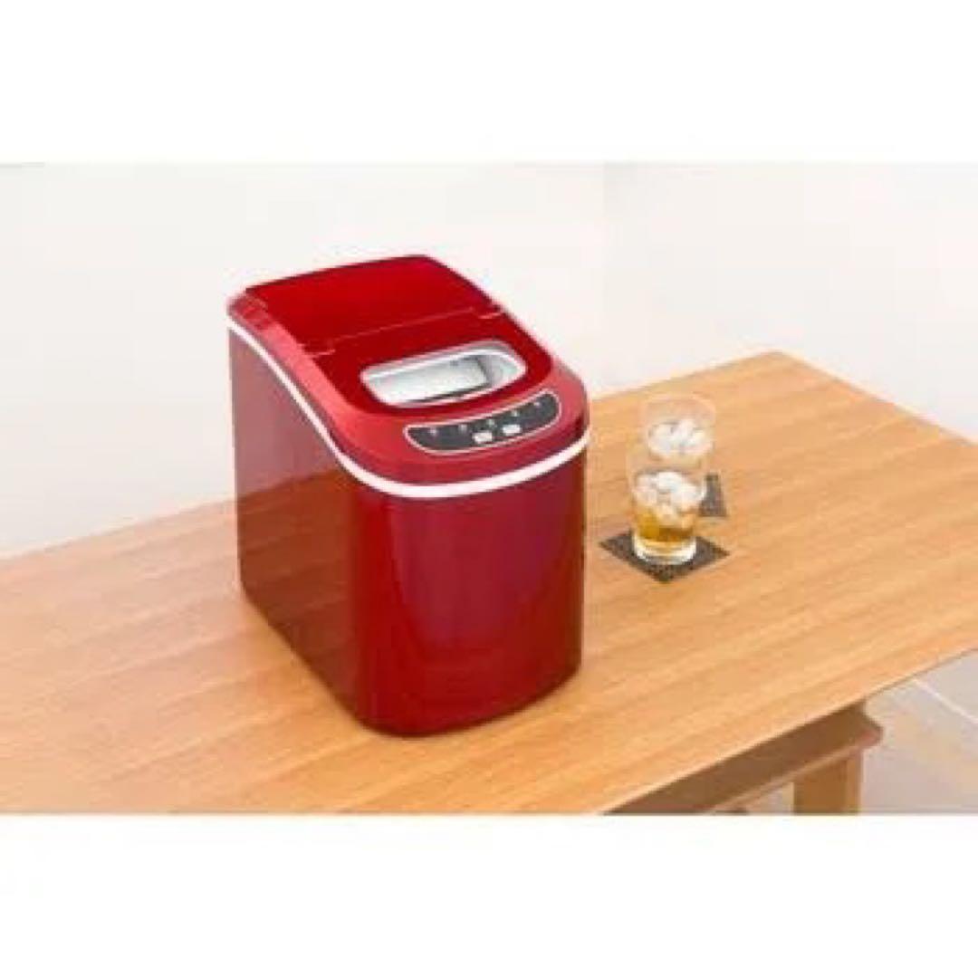 製氷機 家庭用　ベルソス製氷機レッド