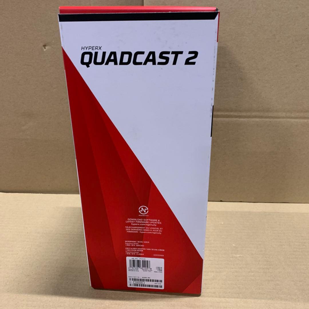 新品未開封　HyperX QuadCast 2 コンデンサーマイク USBマイク