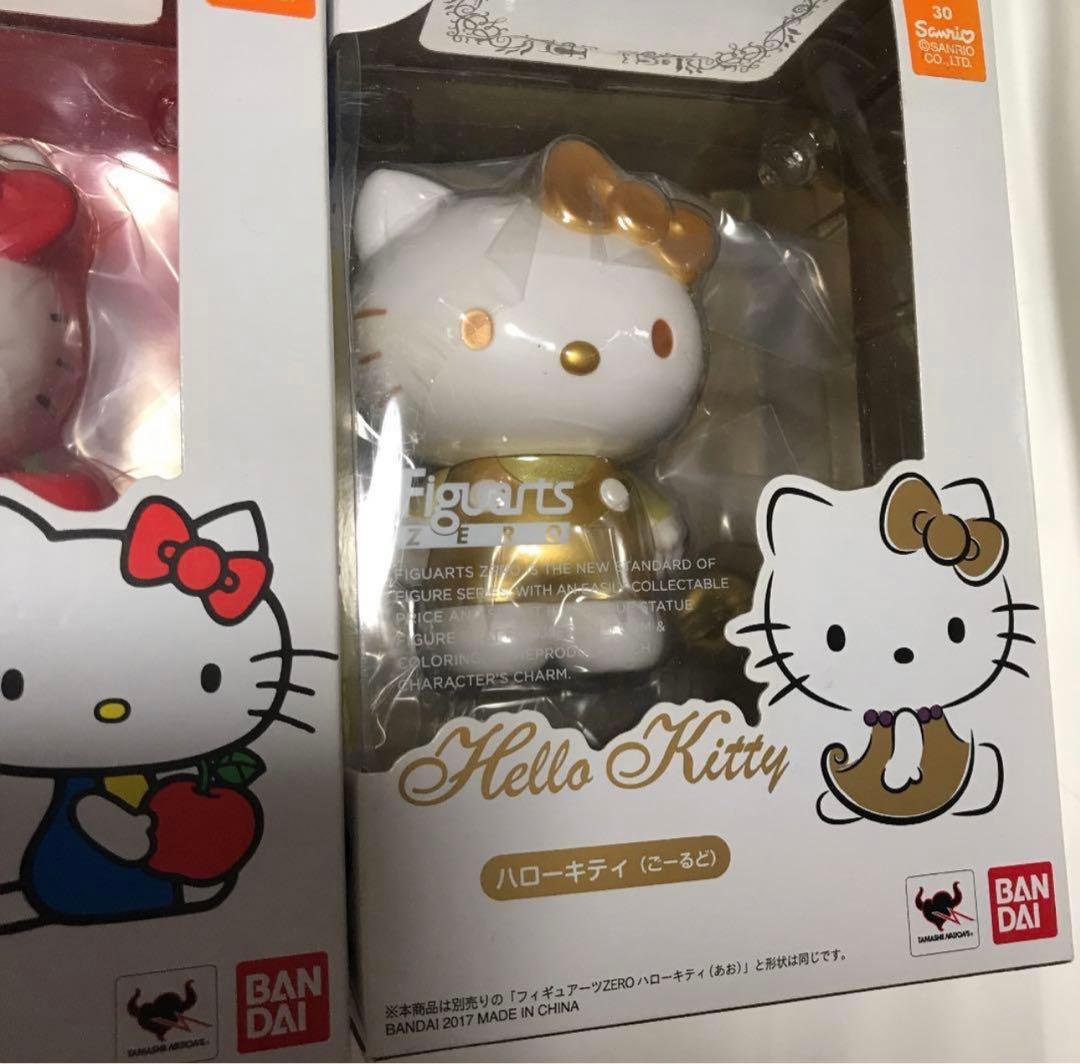 3体セット　フィギュアーツZERO ハローキティ　金、青　マイメロディ