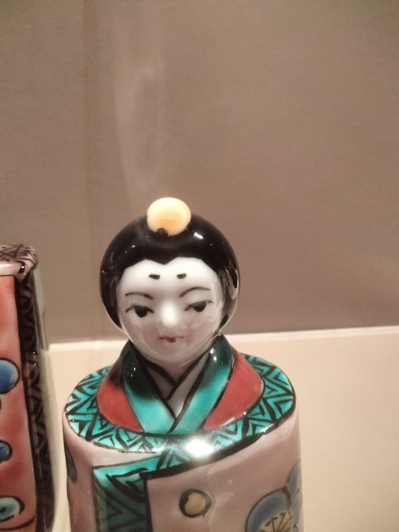 高級　九谷焼　立雛人形　良品です