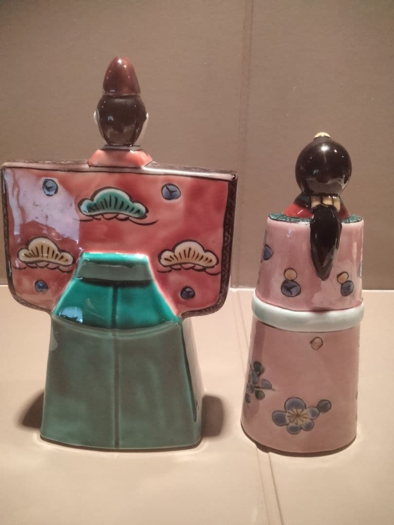 高級　九谷焼　立雛人形　良品です