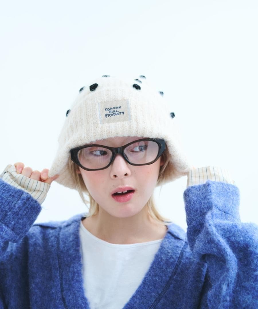 入手困難 新品未使用 コモンガルプロダクツ 記憶の中のガルニット帽弟子 ホワイト