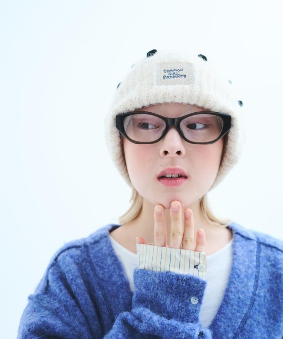 入手困難 新品未使用 コモンガルプロダクツ 記憶の中のガルニット帽弟子 ホワイト