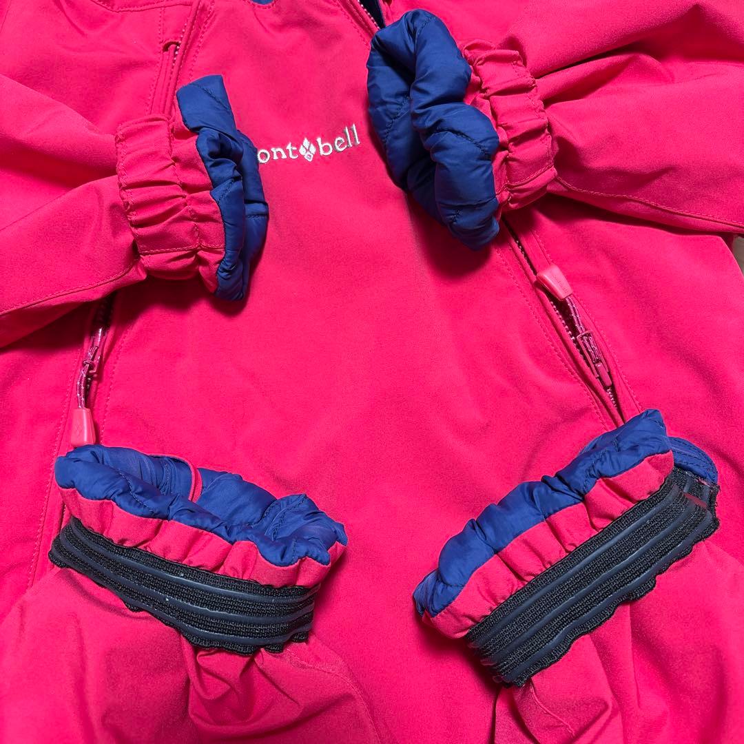 montbell パウダーカバーオール90cm ピンク