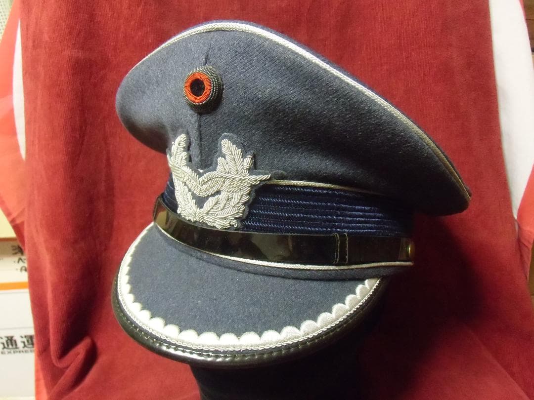 ＢＷドイツ軍/連邦軍＊空軍・ビンテージ＊将校/尉官制帽＊５６．５ｃｍ（実物）