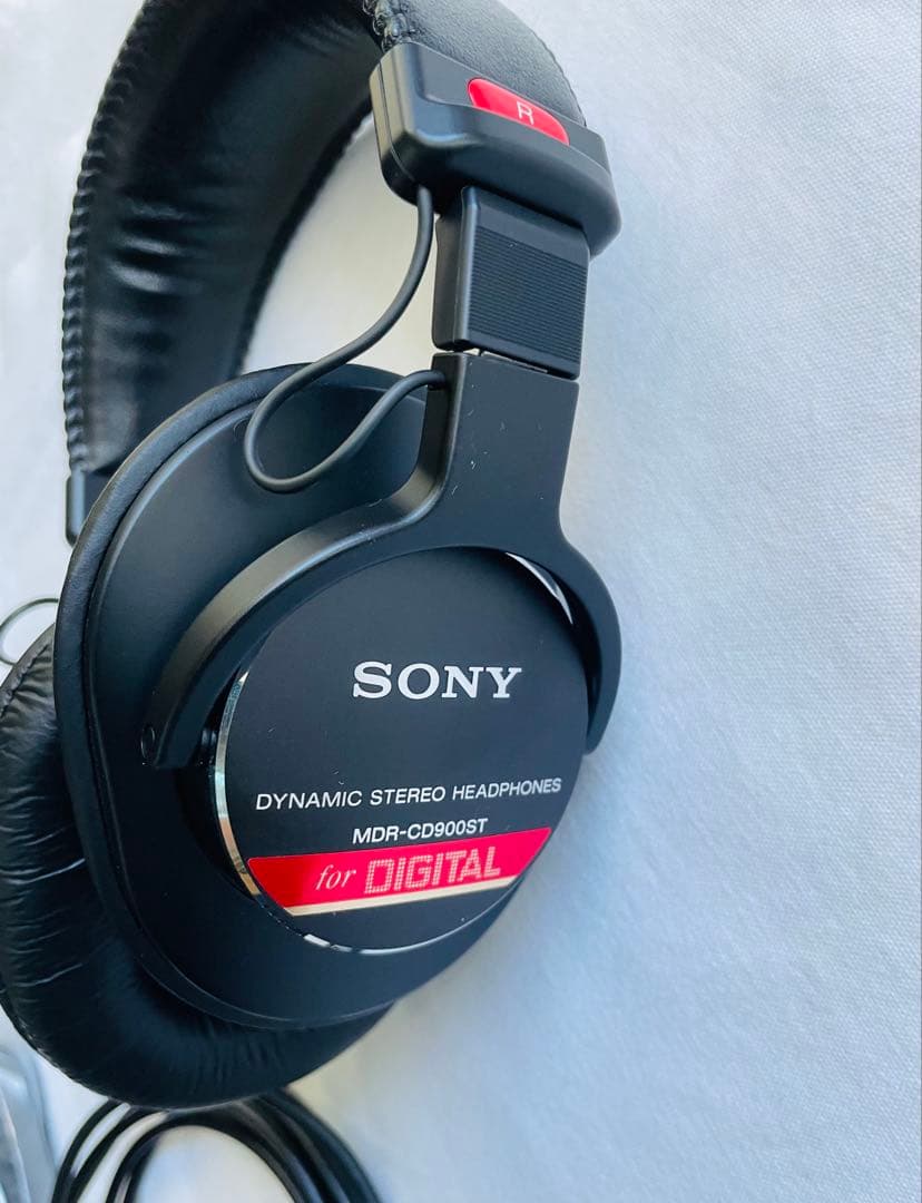 ホランド　SONY MDR-CD900ST 有線ヘッドホン　4芯化済み