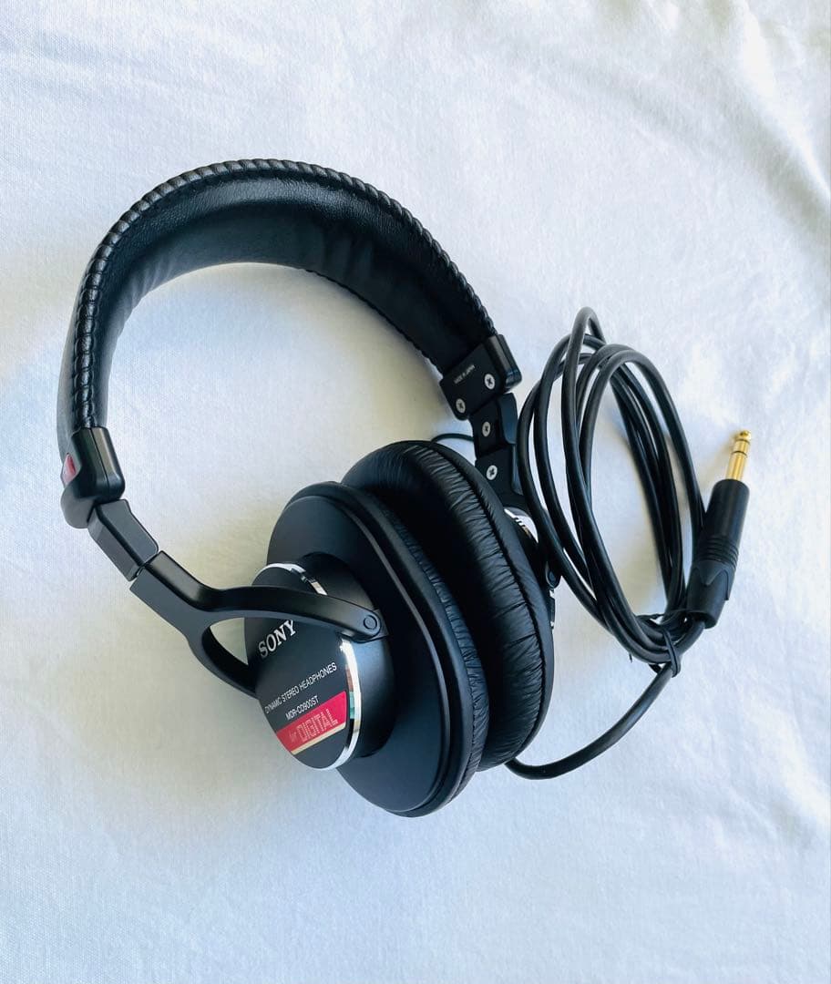 ホランド　SONY MDR-CD900ST 有線ヘッドホン　4芯化済み