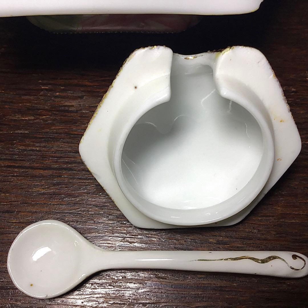 オールドノリタケ◆シュガーポット◆金彩 薔薇