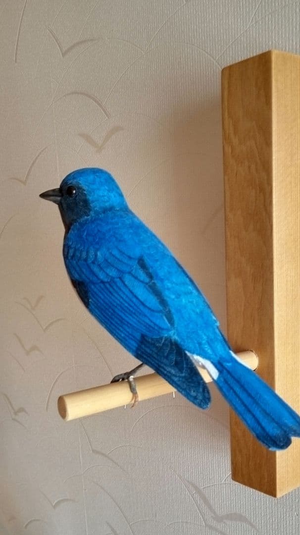 バードカービング　オオルリ